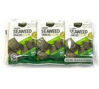 CJ Bibigo Crispy Seaweed Snacks - Wasabi Flavour (Pack of 3) 15g