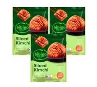 CJ Bibigo Room Temperature Korean Sliced Kimchi 150g (Pack of 3) | Authentic Traditional Kimchi | Sweet & Flavourful | Perfect for Korean Dishes