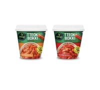 CJ Bibigo Tteokbokki Korean Rice Cake Topokki Instant Snack Cup 125g (Assorted 2 Flavour)