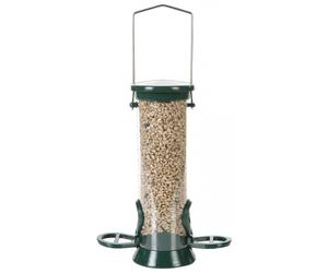 Cj Defender Metal Seed Feeder - Green - 2 Port - Small (20cm)