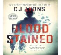 Cj Lyons Blood Stained: Large Print Edition Hardback Book Cj Lyons Multicolor