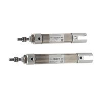 CJ2D CJ2D10 CJ2D16 Stroke 5~200mm Double Clevis with pins Pneumatic Cylinder Double Acting Single Rod Air Cylinder AIRHKC(Stroke 125mm,CJ2D10 Bore10mm)