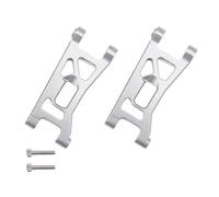 CJAXCG Aluminum Front Lower Suspension Arm For 1/24 Losi Micro B Micro-T Wltoys 244016 Rc Car 2WD Buggy LOS00007 Replace(Silver)