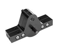 CJAXCG CNC Aluminum 17T/37T Transfer Case Gearbox Bridge Device For 1/10 RC Crawler Car D90 D110 Axial SCX10 RC4WD Chassis Upgrade Part(Nero)