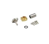 CJAXCG Hydraulic Full-Metal Flange 4MM Connector For RC Hydraulic Excavator Dump Truck Bulldozer Simulation Parts