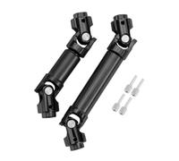 CJAXCG Premium Stainless Steel Spline Drive Shaft for Axial SCX30 1/30 RC Crawler Upgrade for Ford Bronco, Jeep Wrangler JLU, Chevrolet K10(Nero)