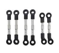 CJAXCG Stainless Steel Adjustable Links Tie Rods Linkage Set for Wltoys 244016 LOSI 1/24 Micro-B Micro-T Replacement LOS-1767 Upgrade