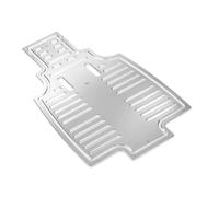 CJAXCG Stainless Steel Chassis Armor Protection Protector Skid Plate for TAMIYA Sand Scorcher SRB RC Car Upgrade Parts Accessories
