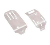 CJAXCG Stainless Steel Front Rear Chassis Armor Protection for ARRMA 1/18 Typhon Grom RC Car Upgrade Parts OP Accessories