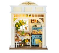 Cjeuxnr DIY Miniature House Kits, DIY Doll’s House Kits for Adults, 3D Wooden Jigsaw Puzzles Featuring Miniature Houses for Bookshelves - the for Birthdays and Christmas (Z-032)
