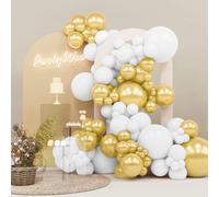 CJFBDFC Red Balloon Arch Kit Balloons 143 Pcs Different Sizes Of 18 12 10 5 Inch Garland For Birthday Graduation Bachelorettecherry Casino Theme Party Decorations-platinum