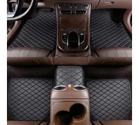 CJGYP 5Pcs Leather Car Floor Mats for Mercedes Benz GLB AMG GLB35 2021-2024, Waterproof Non-Slip Foot Pads Protector Interior Carpets Front and Rear Floor Mat Set Styling Accessories,A All Black