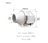 CJHFR472SG Bathroom Household Duct Fan Commercial Bathroom Exhaust Fan Restaurant Ventilation Fan Extractor Fan Vent Fan(Small)