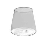 CJHFR472SG Elegant Clear Drinking Glasses, Stemless Borosilicate Glass Cup for Milk, Coffee, Juice, Wine and Cocktail Glassware(Large)
