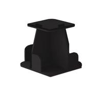 CJHFR472SG Record holder Large Capacity Rotatable Wooden CD Record Storage Rack for Living Room Bedroom Office Tabletop Vinyl stand