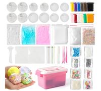 CJiangpo DIY Stress Ball Making Kit Squishy Maker Kit for Women Adults