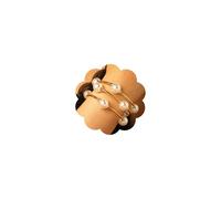 CJIAYUJEW 3Pcs Gold Ball Bangle Bracelets for Women Minimalist Statement Stackable Beaded Bracelet Set Bold Trendy Party Vacation Present Jewelry, Adjustable, alloy, no gemstone