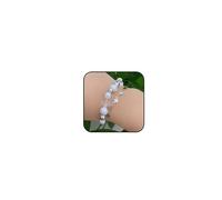 CJIAYUJEW Y2K Star Pearl Beaded Chain Adjustable Aesthetic Bracelet Grunge Accessories Gift for Women Vintage Adjustable Charm Gothic Bracelet, no gemstone