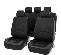 CJINGKKCD Leather Car Seat Covers for HONDA Crv 2018-2023,9 Pcs Set Full Surround Breathable Automotive Seat Cushion,Black