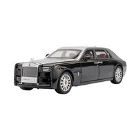 CJJXKBEP Scale Finished Model Car 1:18 For Rolls-Royce Phantom Car Model Alloy Diecast 6 Doors Opened Static Displays Simulated Mini Vehicle Collection Miniature Die-cast Vehicle(Silver)