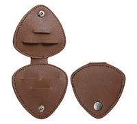 CJKDXDH 2 Pcs Guitar Pick Holder Case PU Leather Guitar Picks Storage Pouch Universal Guitars Picks Bag Musical Instrument Display Supplies for Music Enthusiasts Players