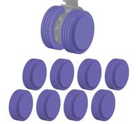 CJKDXDH 8 Pcs Upgrade Luggage Wheel Covers Soft Silicone Luggage Wheels Cover Carry-On Anti-Slip Ultra-Quiet Wear-Resistant Suitcase Wheel Covers Durable Suitcase Wheels Protectors, Purple, Onesize