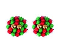 CJKDXDH Christmas Nipple Cover with bells,1 pair Breast Patch Pasties,Boobs Bra Pads For Women Pole Dancing,Nightclub,Valentine's Day Cosplay Bachelor Party Body Decoration Green, Green, One Size