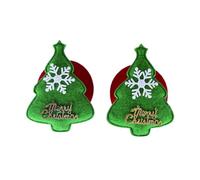 CJKDXDH Christmas Tree Nipple Cover,1 Pair 3d Breast Patch Pasties,Adult Nipple Pads For Women Pole Dancing Props,Nightclub,Valentine's Day Cosplay Bachelor Party Body Decoration Green, Green, One