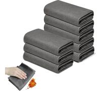 Cjkoonsa 8PCS Thickened Magic Cleaning Cloth,Reuseable Magic Microfiber Cloths,No Trace Absorben Microfiber Cleaning Rags for Dust Cloths, Cars, Windows, Glass, Bathroom 30 x 30 cm