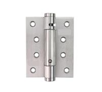 CJKXPZMH 3mm Thickness Self Closing Door Stainless Steel Spring Hinge Adjustable Articulated Joint Wooden Doors Connecting Flat hinge(5inch)