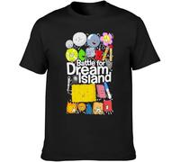 CJQSQL Bfdi Poster Battle for Dream Island Men T-Shirt Printed Camiseta Black Tee Top