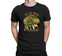 CJQSQL I'm Old Gregg Do You Love Me Vintage Men T-Shirt The Mighty Boosh Comedy TV Tee Black