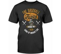 CJQSQL The Baseball Furies Riverside Park -1979- Gang T Shirts for Men Black