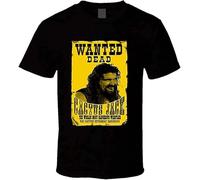 CJQSQL WANGLU Cactus Jack Mick Foley Mens Tshirt Tee T Shirt Black