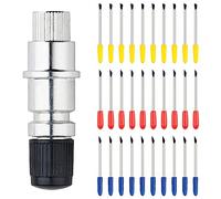 CJRSLRB CB09 Blade Holder Base with 30Pcs Cutting Blades (30/45/60 Degree) for Silhouette Cameo 1/2/3/4/Portrait/Curio/Graphtec 6000/CE 5000-60 Plotter