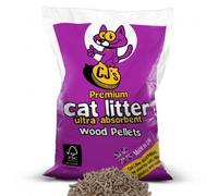 CJ's Premium Wood Pellets Cat Litter 6 x 5L