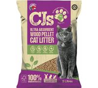 Cj's Premuim Cat Litter Ultra Absorbent Wood Pellets Non Clumping Biod