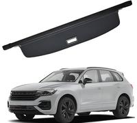 Car Retractable Rear Trunk Parcel Shelf for VW Touareg 2019 2020 2021 2022 2023, Automobile Cargo Covers Auto Luggage Cargo Shield Cover Replacement Boot Shelves Tail Box Partition
