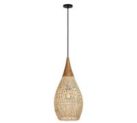 CJSLXGBL Rattan Weaving Pendant Light Fixtures,Basket Pendant Lighting,Boho Light Fixture Hand-Woven Chinese Style Chandelier, Bamboo Retro Pendant Lamp,for Dining Room Kitchen Island Bedroom