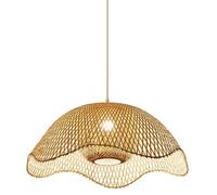CJSLXGBL Round Bamboo Pendant Lights,Boho Basket Lampshade Hanging Light For Island Living Room Basket Farmhouse For Living Room Bedroom Restaurant Cafe Teahouse Bar Dining Room Club
