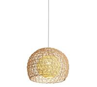 CJSLXGBL Wicker Pendant Light E27 Hanging Lights Rattan Hanging Lamp Wicker Woven Basket Lampshade,Farmhouse Industrial Boho Ceiling Light Fixture For Living Room Kitchen Island