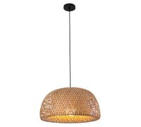 CJSLXGBL Woven Bamboo Pendant Lighting Fixtures, Hanging Light With AdjustableDining Room Bar Café, Farmhouse Vintage Rustic Décor Pendant Lights For Living Room Bedroom Restaurant Cafe Teahouse