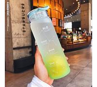 CJSTORE Indestructible Matte Leak-proof Glass Kettle 500 Ml Gifted Portable Water Bottle For Travel Yoga Running Camping-green