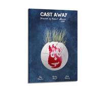 CJSYUEGFBY Cast Away Movie Poster Poster Decorative Painting Canvas Wall Posters And Art Picture Print Modern Family Bedroom Decor Posters 16x24inch(40x60cm)