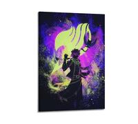 CJSYUEGFBY Fairy Tail Anime Poster Poster Decorative Painting Canvas Wall Posters And Art Picture Print Modern Family Bedroom Decor Posters 12x18inch(30x45cm)