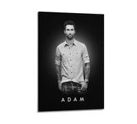 CJSYUEGFBY Male Singer Adam Levine Poster Poster Decorative Painting Canvas Wall Posters And Art Picture Print Modern Family Bedroom Decor Posters 16x24inch(40x60cm)