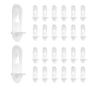 Cjueiom 30PCS Plastic Shelf Support Pegs, 7mm Hole & 18mm Thick Shelf