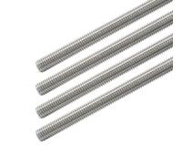 Cjueiom M10 x 150mm Fully Threaded Rod, 4 Pcs, 304 Stainless Steel