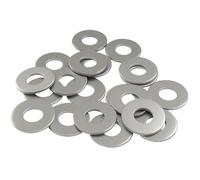 Cjueiom M8 Washers, 20Pcs M8 x 20mm Stainless Steel Flat Penny Washers, 1.5mm Thick A2 304 Metal Spacer for Screws & Bolts