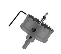 Cjueiom TCT Carbide Hole Saw 75mm / 3 Inch Hole Saw Drill Bit, Metal Hole Cutter with Pilot Drill Bit, Heavy Duty Hole Cutter for Stainless Steel Sheet Metal Brass Aluminum Wood Plastic Copper